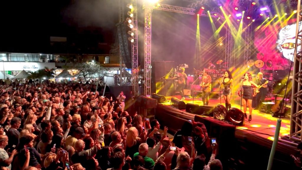 Banda Blitz agitou primeira noite do Festival Rock Búzios
