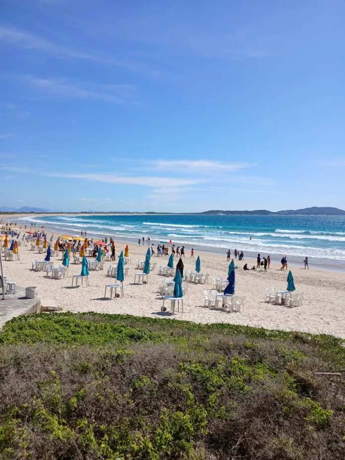 tempo domingo é de sol entre nuvens em cabo frio