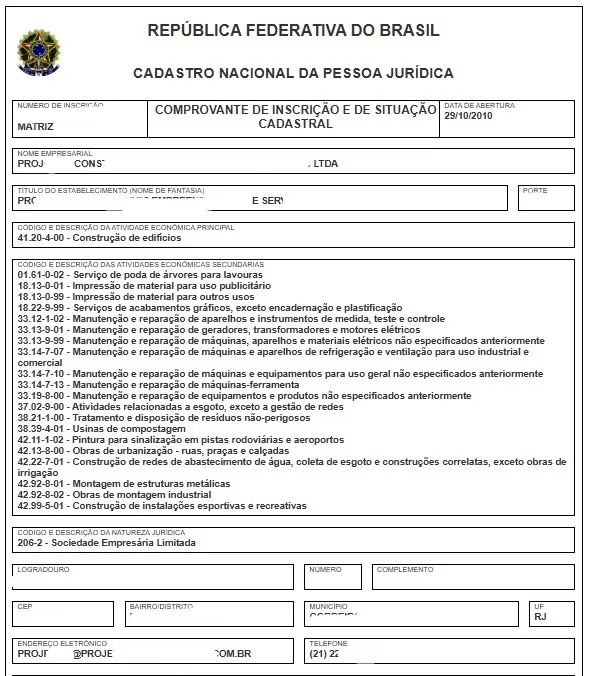 ararua projeção const