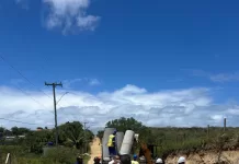 Obras de saneamento da Estrada da Fazendinha, em Búzios, avançam com chegada de novos materiais unnamed