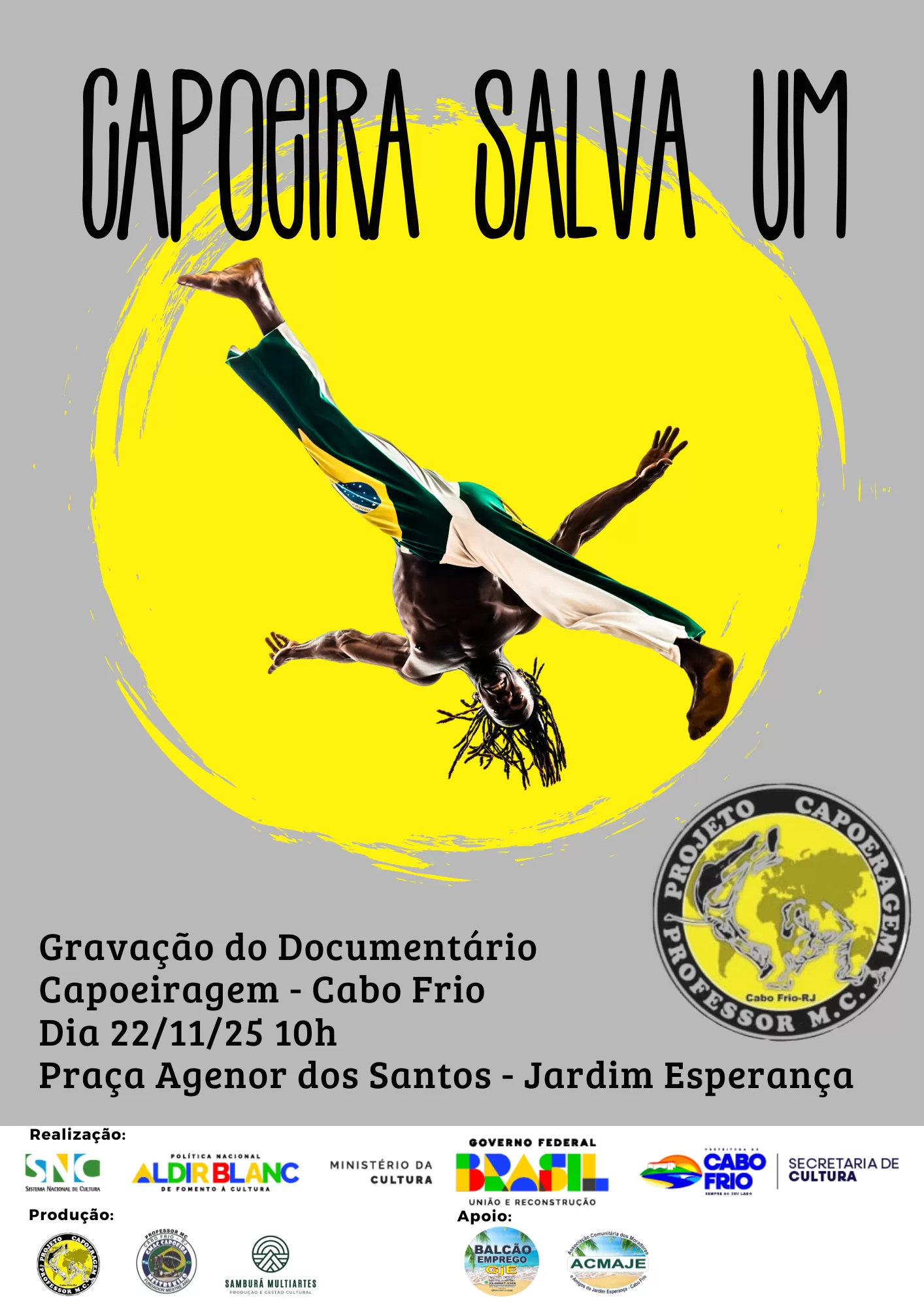 documentário gravação 22 11