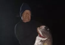 Pescador Bira não perde tempo: Fisga Perumbeba gigante de 1,21 metro na Lagoa de Araruama img 20251104 wa0361