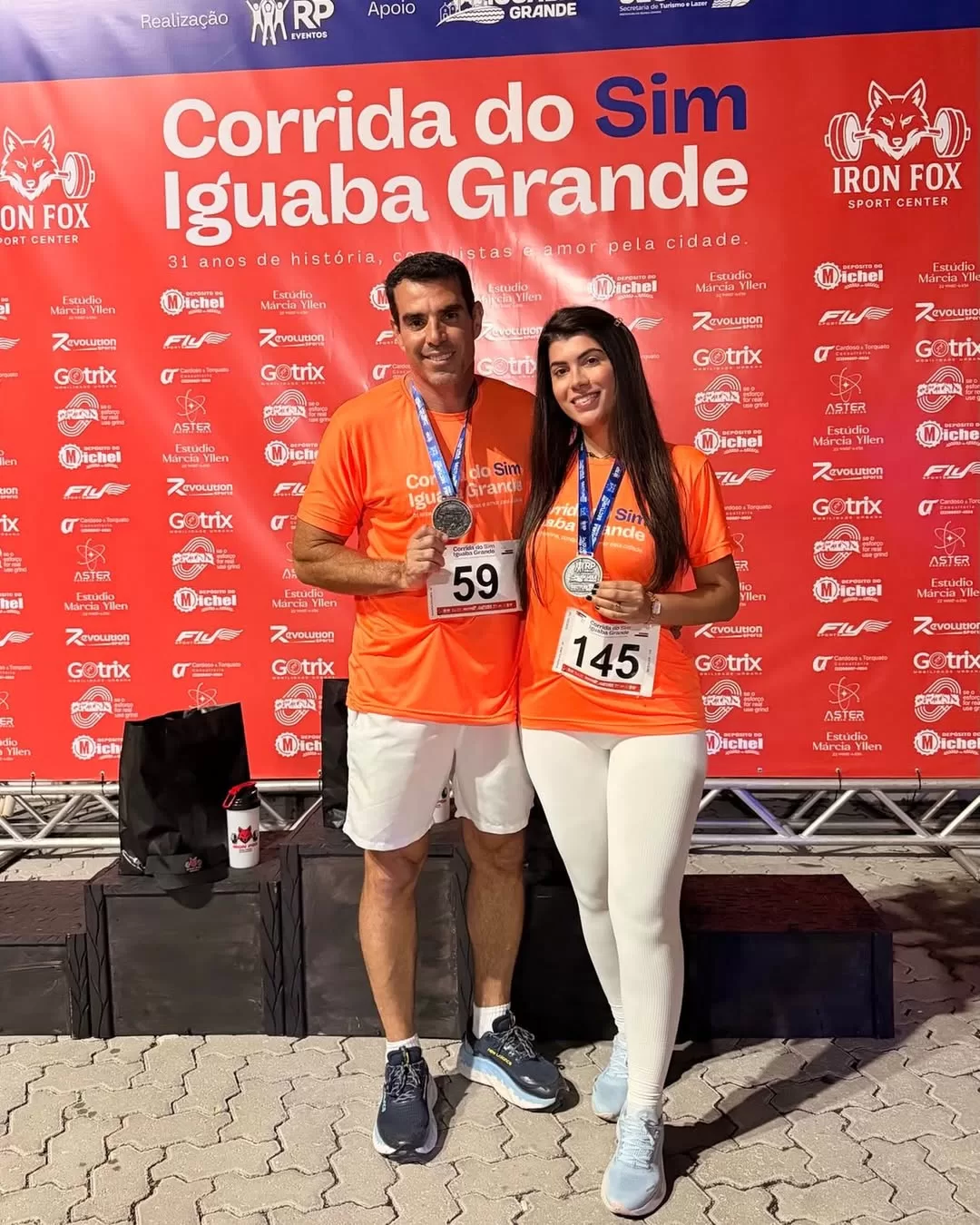 hoje foi dia da corrida do sim, em comemoração aos 31 anos em que a população de iguaba disse si