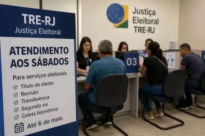 atendimento estendido no tre rj postos abrem das 9h as 17h nos dias 1 ordm e 2 de maio