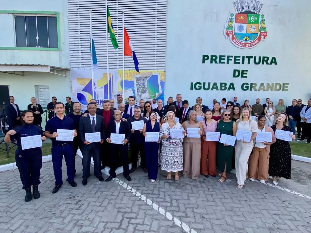 dando início às comemorações oficiais pelos 31 anos de emancipação político administrativa de ig