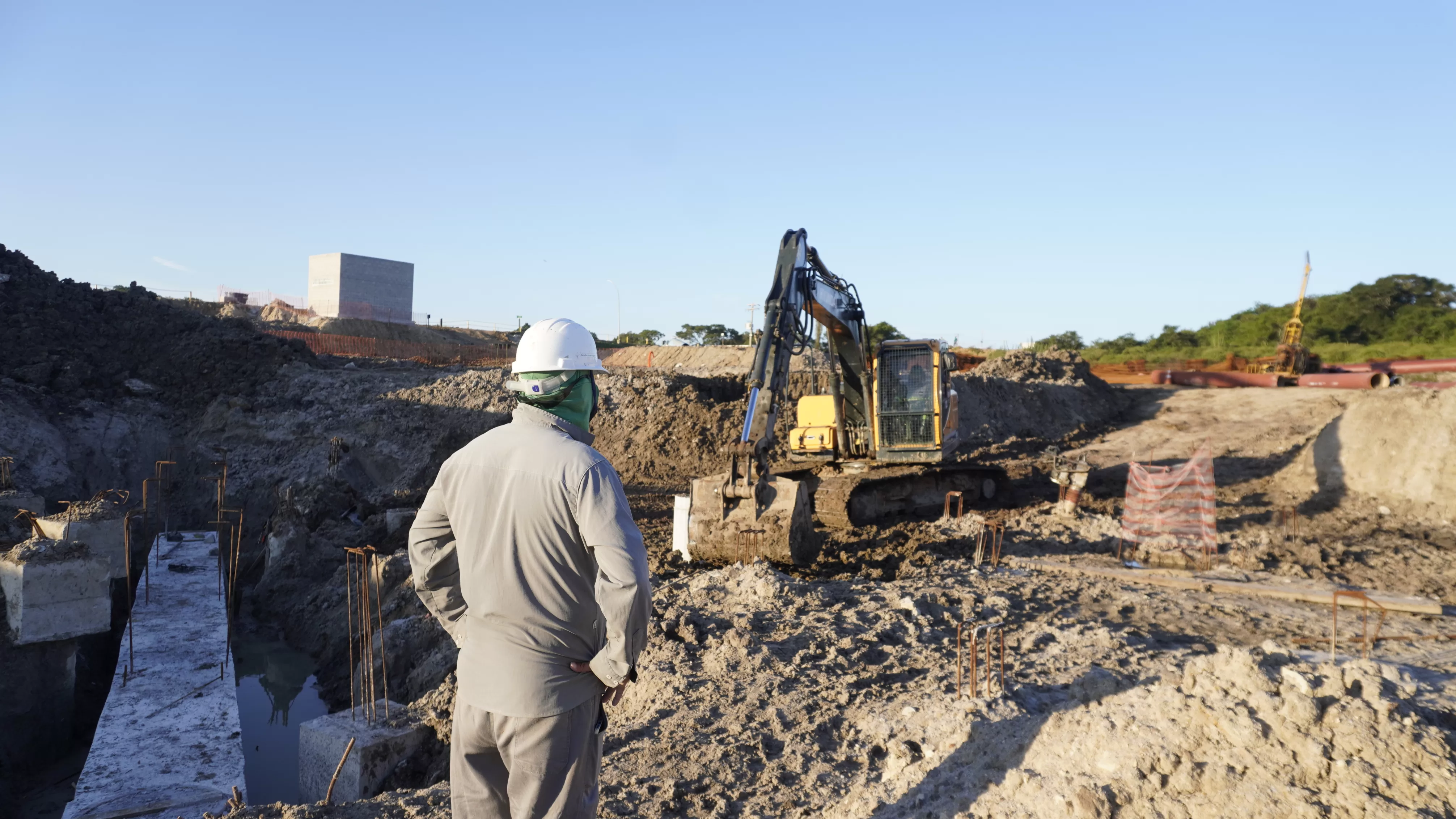 obra da estação de tratamento jardim esperança, em cabo frio, estra na fase hidráulica (2)