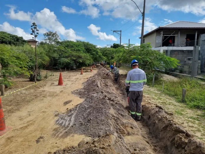 prolagos avança com obras de água no bairro caravelas do peró, em cabo frio (1)