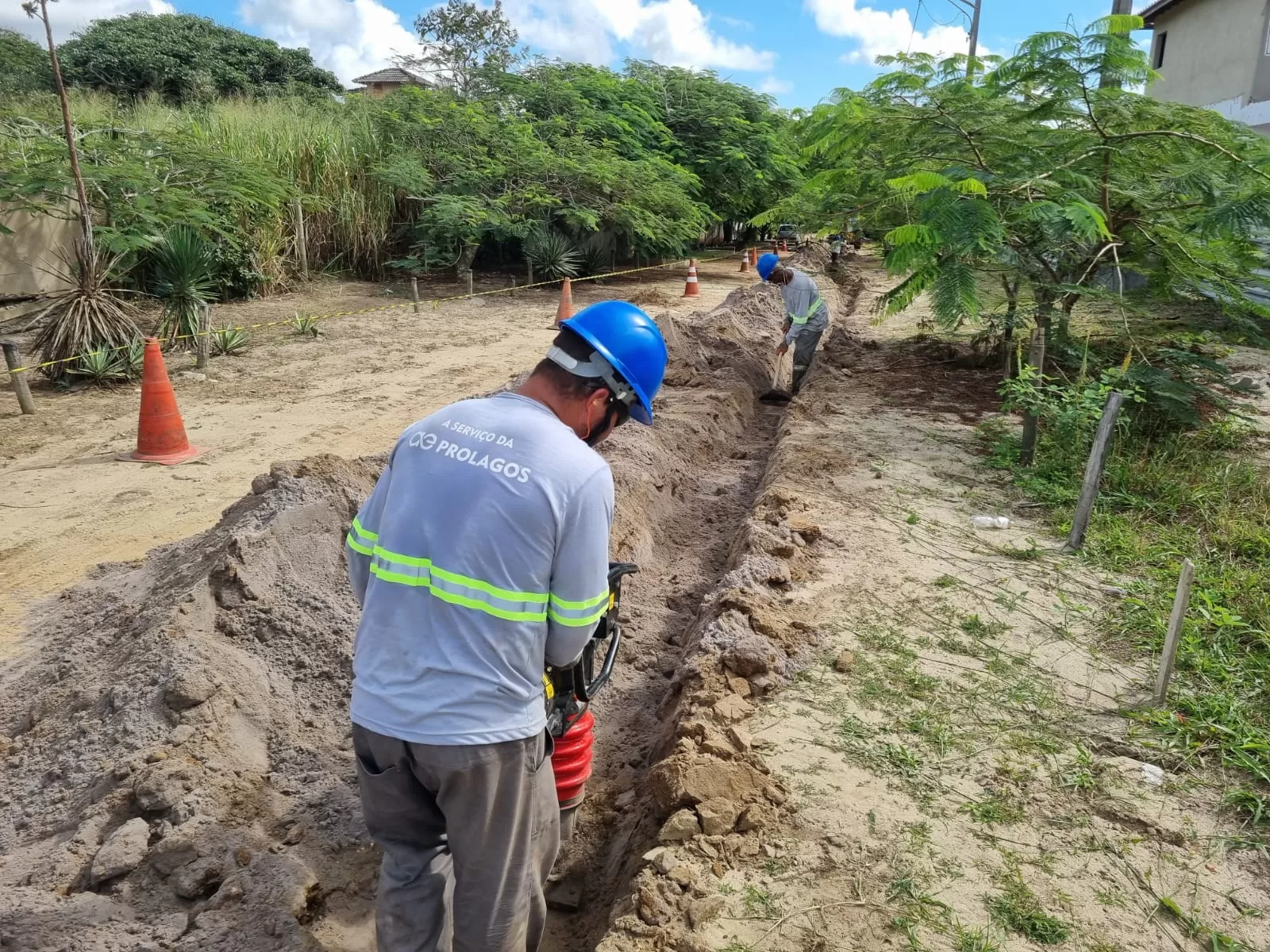 prolagos avança com obras de água no bairro caravelas do peró, em cabo frio (2)
