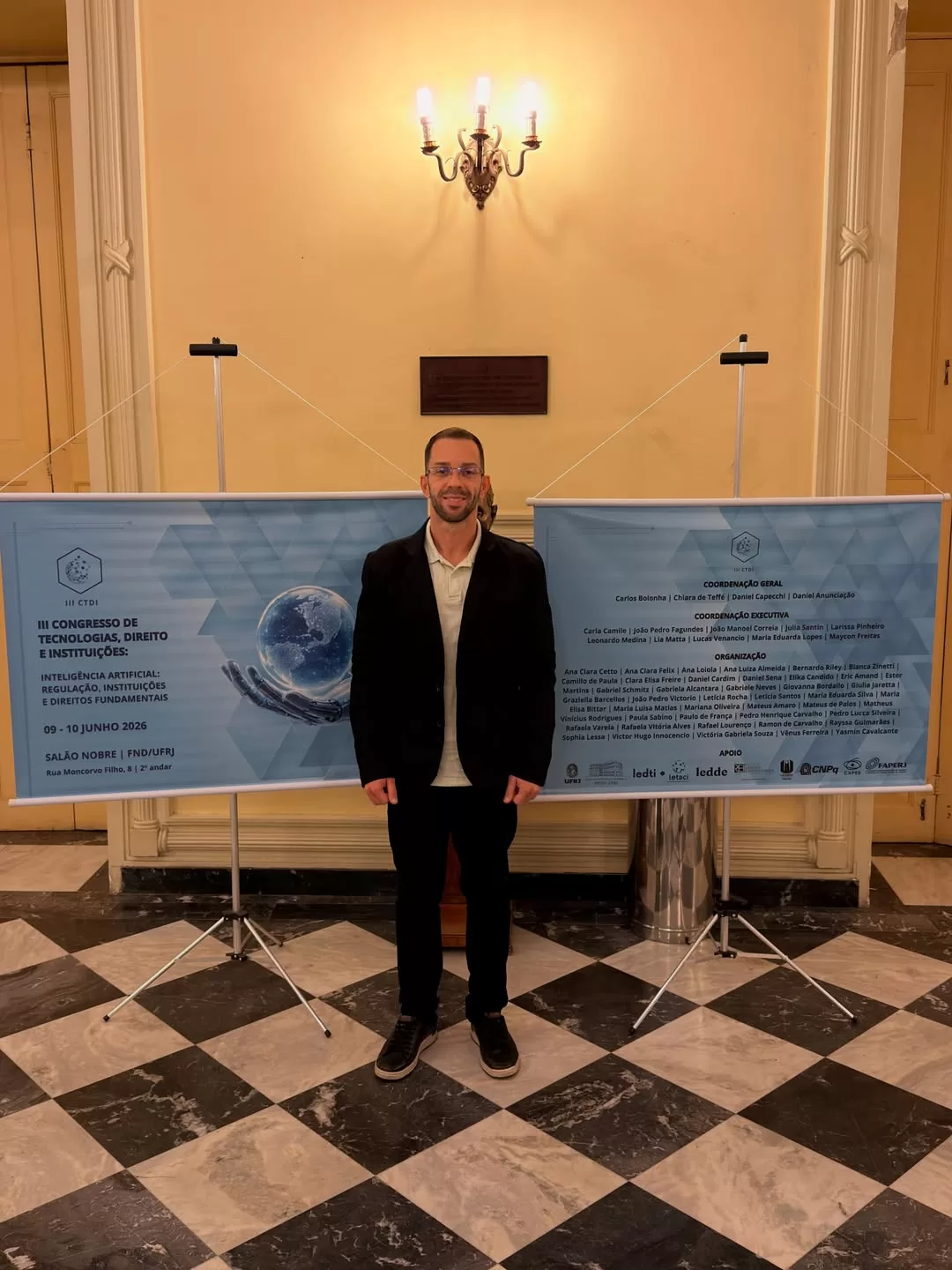 🏛️ estive no iii congresso de tecnologias, direito e instituições (iii ctdi), no salão nobre da (1)