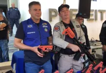 Novo armamento de menor potencial letal da Guarda Civil Municipal de Cabo Frio é apresentado para a população whatsapp image 2026 07 14 at 12.12.59