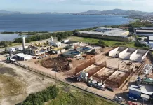 Obra de modernização da ETE Praia do Siqueira recebe concretagem de nova estrutura em Cabo Frio obra da ete praia do siqueira avança com megaoperação de concretagem (4)