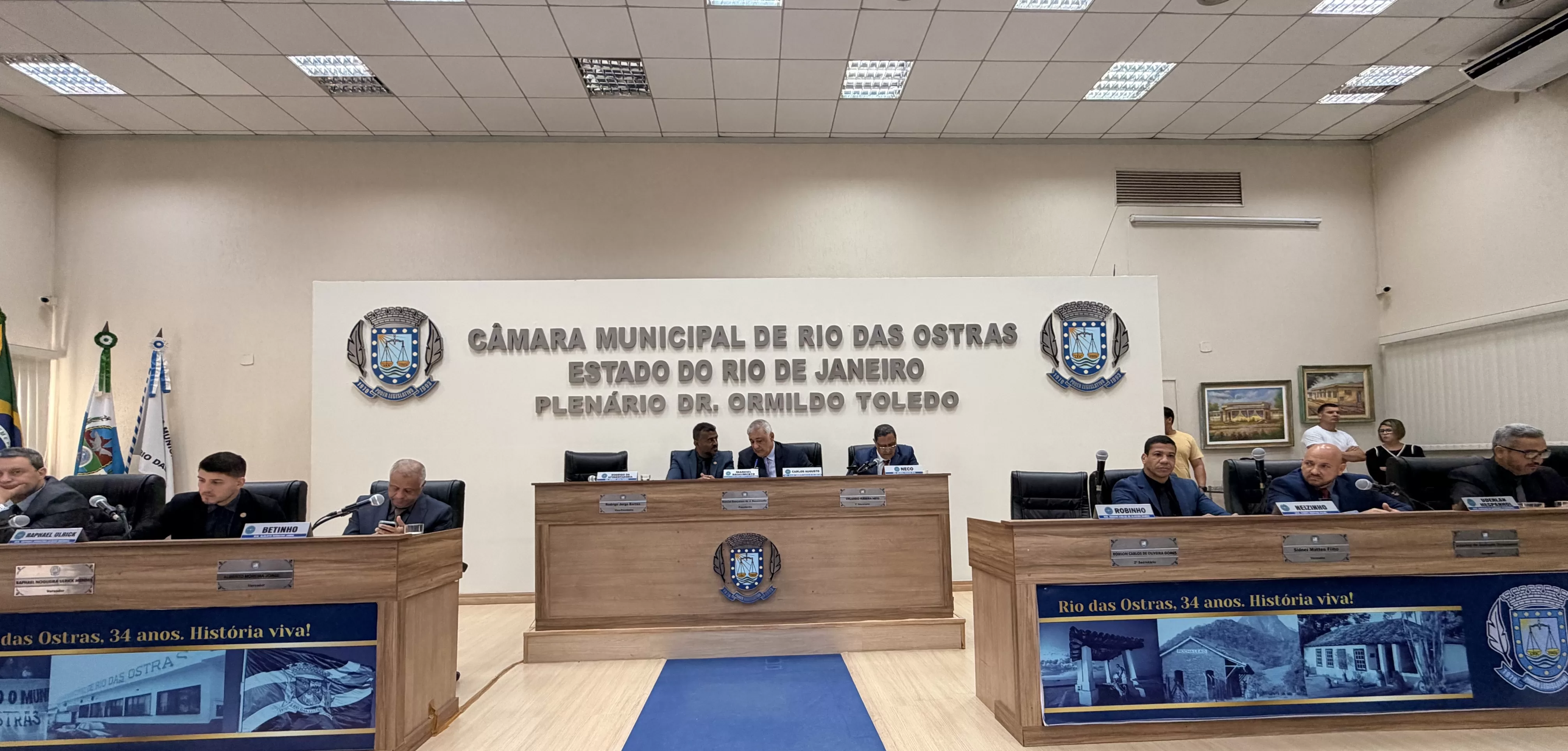 sessão de abertura dos trabalhos legislativos