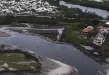 Inea investiga abertura de canal entre lagoa e mar na Praia do Foguete, entre Cabo Frio e Arraial screenshot 2